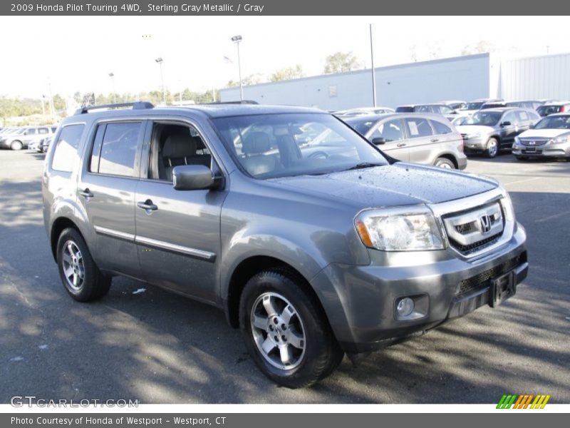 Sterling Gray Metallic / Gray 2009 Honda Pilot Touring 4WD