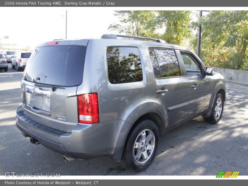 Sterling Gray Metallic / Gray 2009 Honda Pilot Touring 4WD