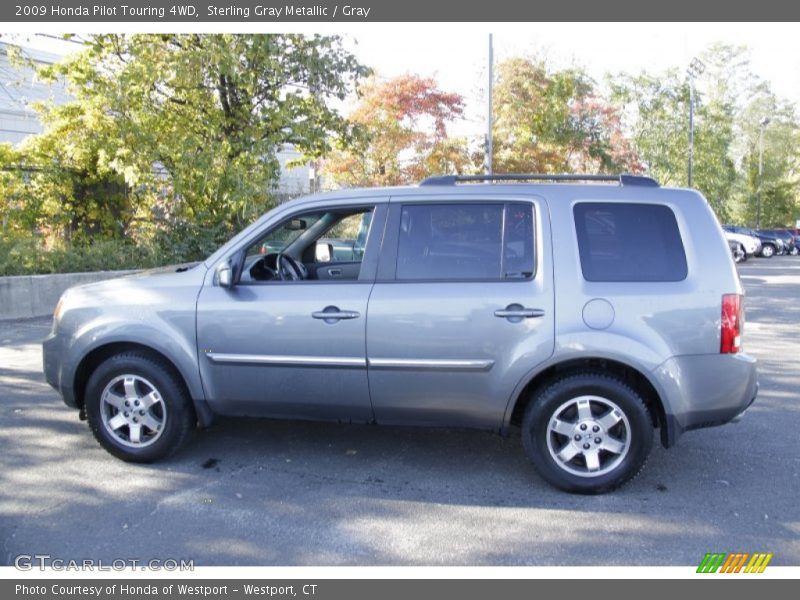 Sterling Gray Metallic / Gray 2009 Honda Pilot Touring 4WD