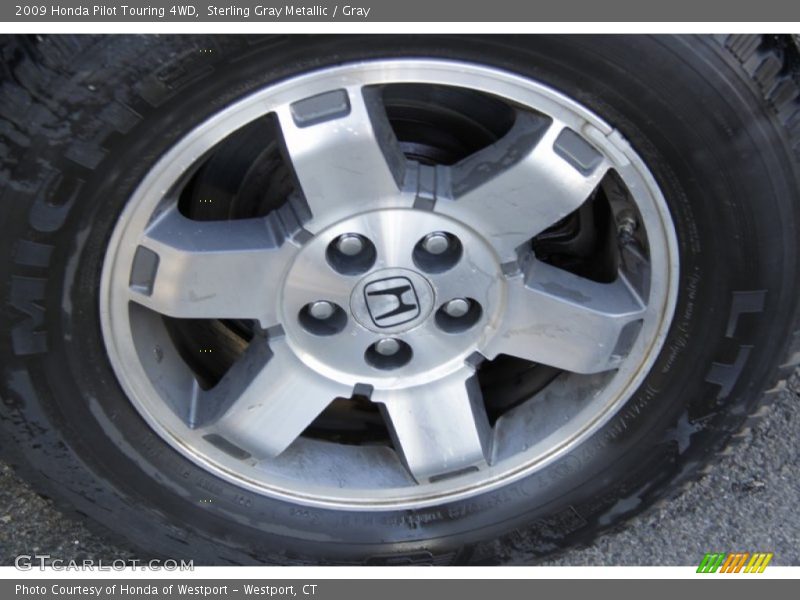 Sterling Gray Metallic / Gray 2009 Honda Pilot Touring 4WD