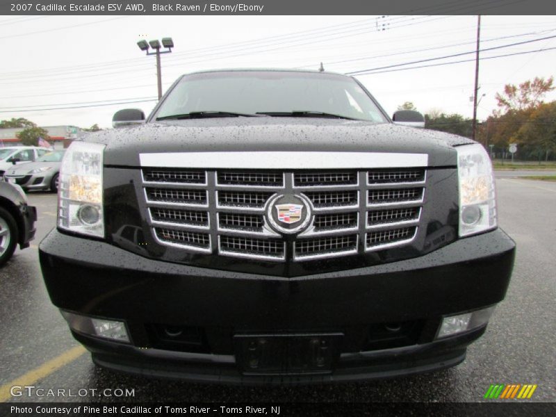 Black Raven / Ebony/Ebony 2007 Cadillac Escalade ESV AWD