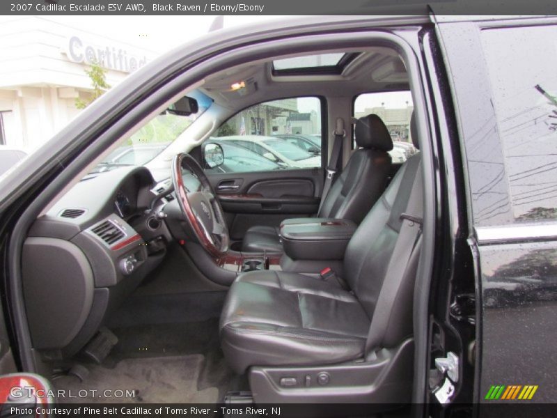 Black Raven / Ebony/Ebony 2007 Cadillac Escalade ESV AWD