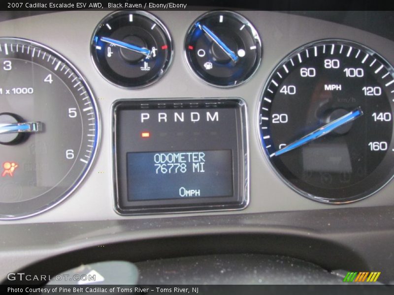 Black Raven / Ebony/Ebony 2007 Cadillac Escalade ESV AWD