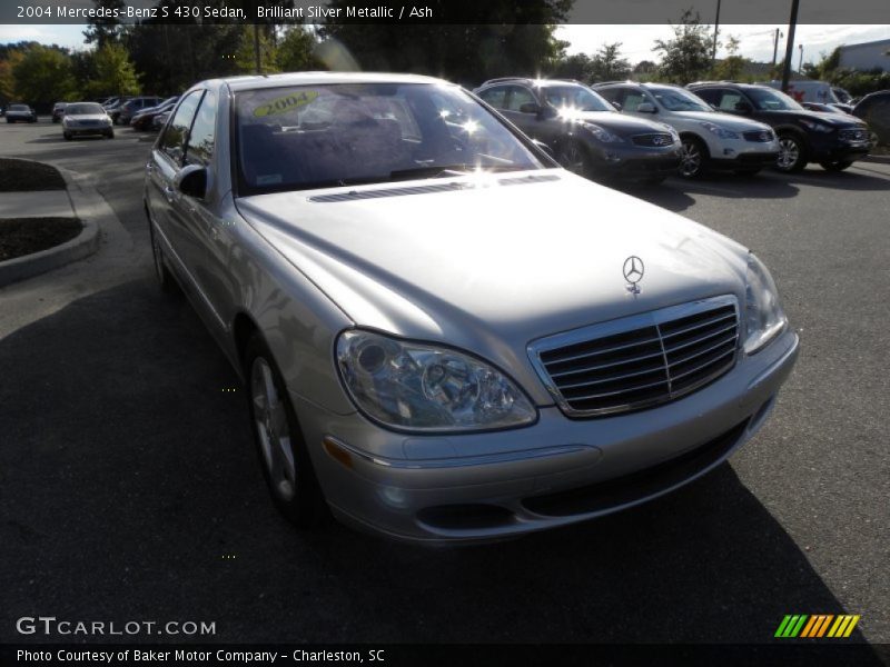 Brilliant Silver Metallic / Ash 2004 Mercedes-Benz S 430 Sedan