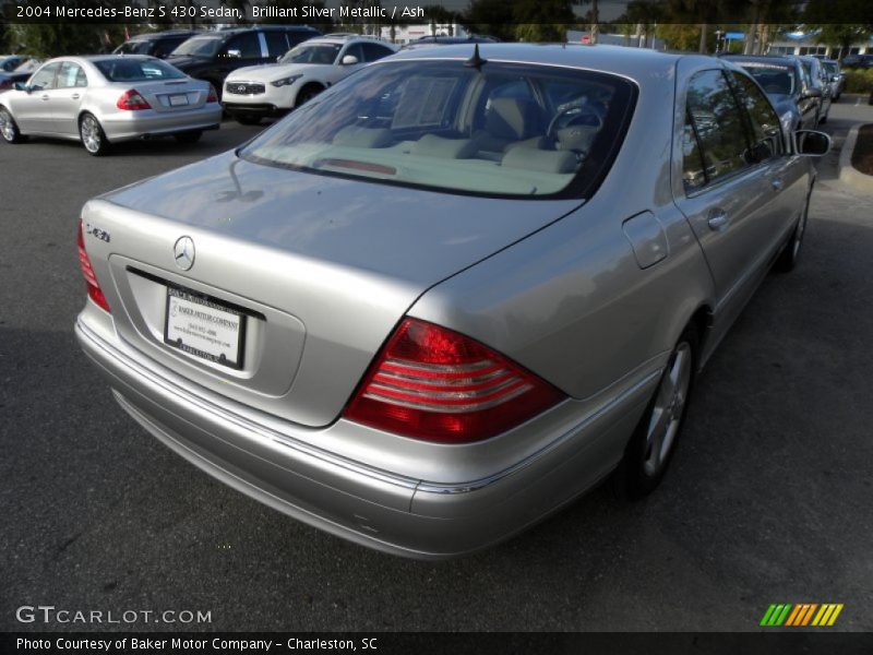 Brilliant Silver Metallic / Ash 2004 Mercedes-Benz S 430 Sedan