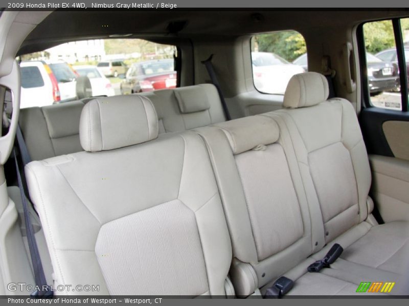Nimbus Gray Metallic / Beige 2009 Honda Pilot EX 4WD