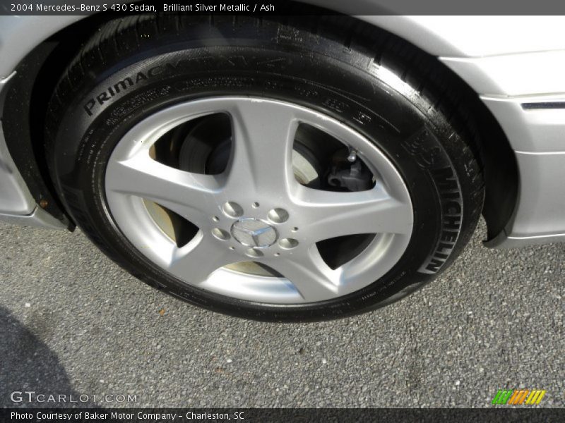 Brilliant Silver Metallic / Ash 2004 Mercedes-Benz S 430 Sedan