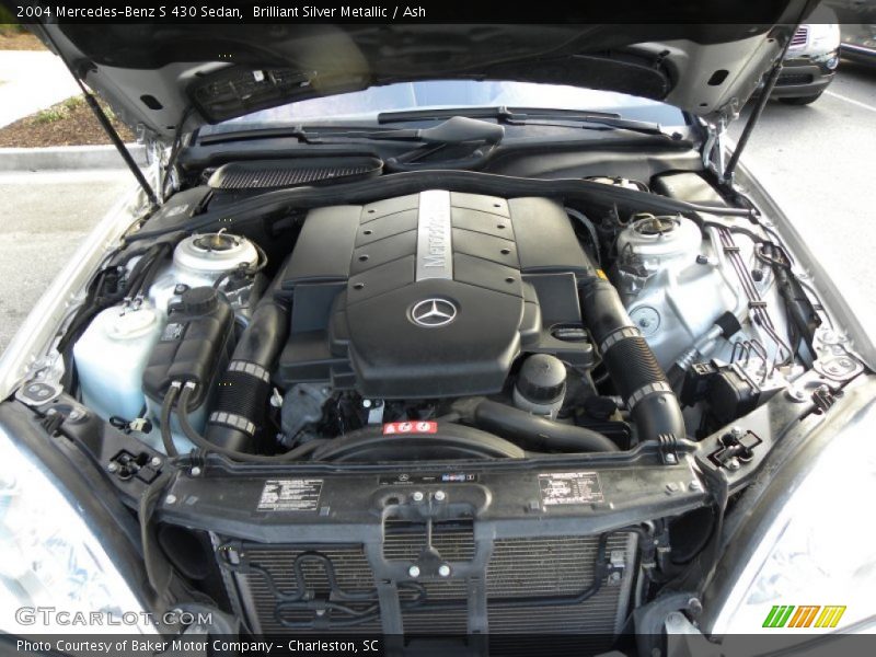 Brilliant Silver Metallic / Ash 2004 Mercedes-Benz S 430 Sedan