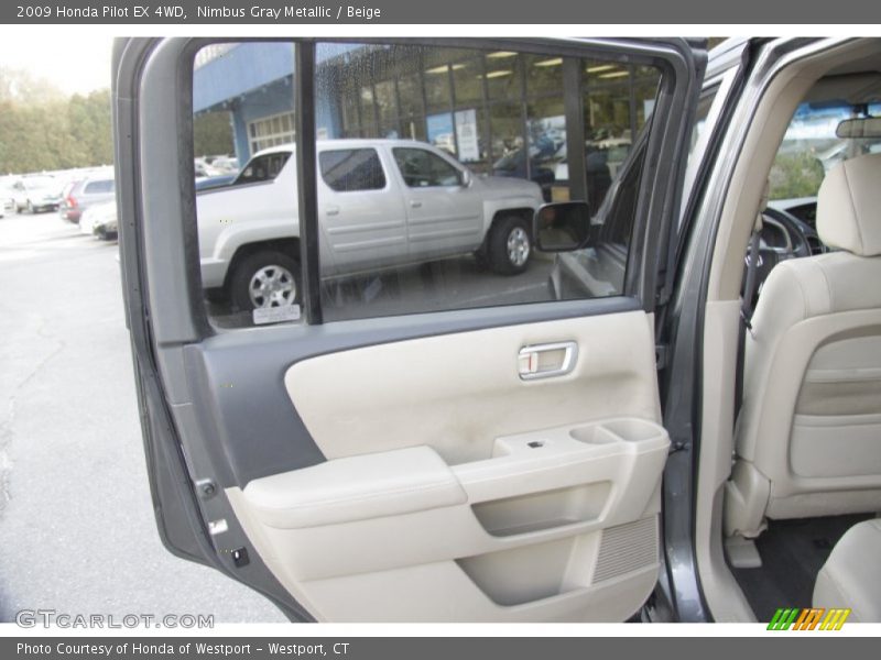 Nimbus Gray Metallic / Beige 2009 Honda Pilot EX 4WD