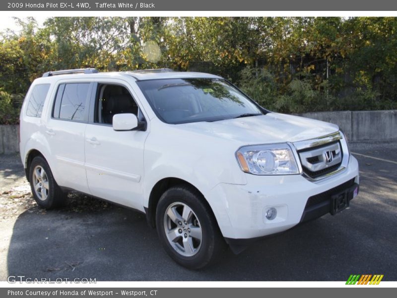 Taffeta White / Black 2009 Honda Pilot EX-L 4WD