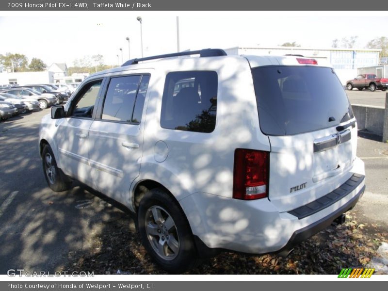 Taffeta White / Black 2009 Honda Pilot EX-L 4WD