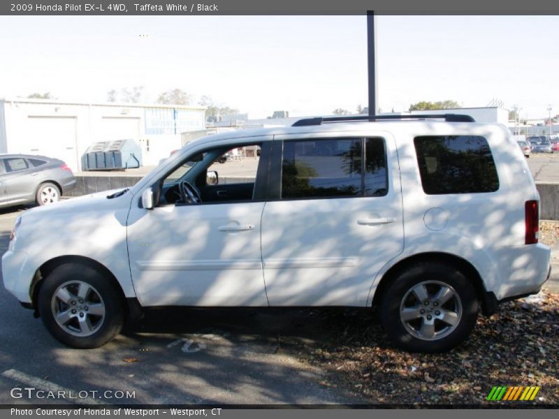 Taffeta White / Black 2009 Honda Pilot EX-L 4WD