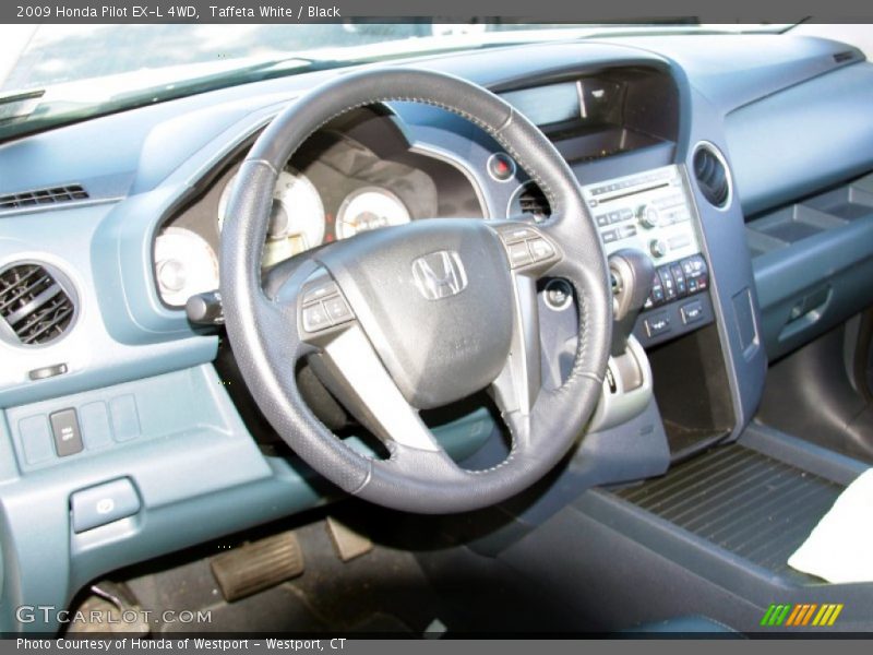 Taffeta White / Black 2009 Honda Pilot EX-L 4WD