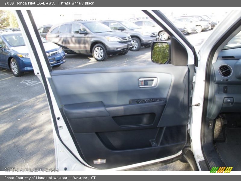 Taffeta White / Black 2009 Honda Pilot EX-L 4WD