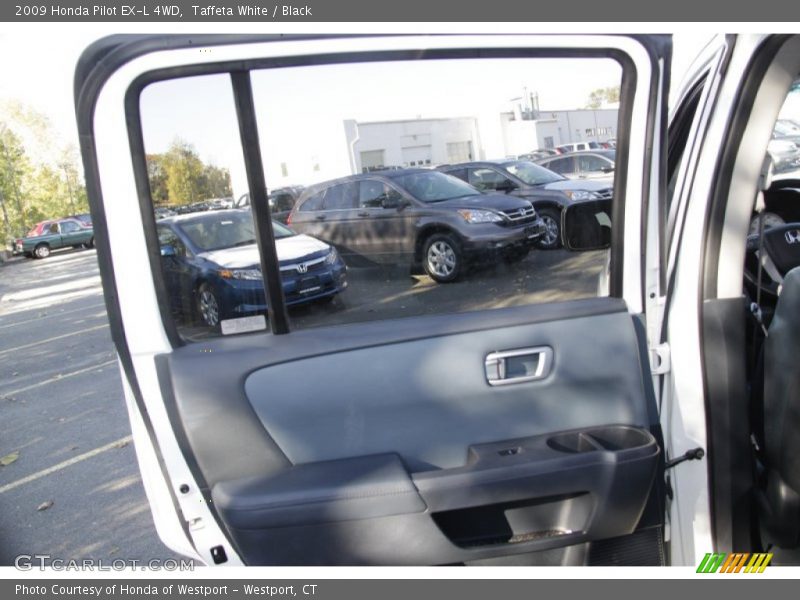 Taffeta White / Black 2009 Honda Pilot EX-L 4WD