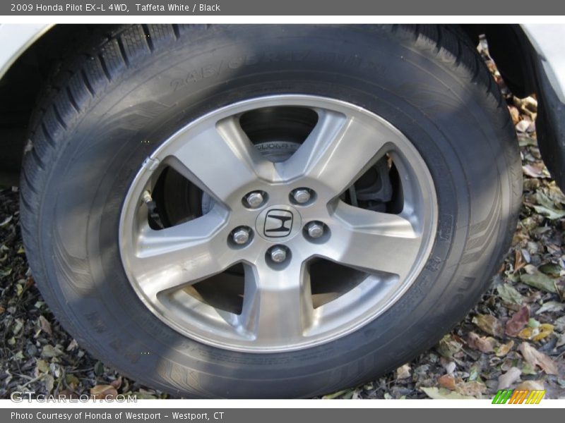 Taffeta White / Black 2009 Honda Pilot EX-L 4WD