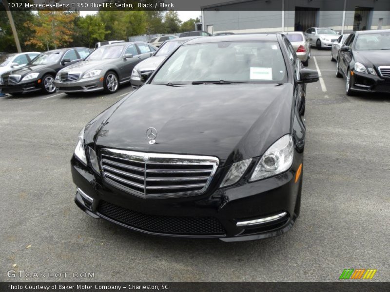 Black / Black 2012 Mercedes-Benz E 350 BlueTEC Sedan