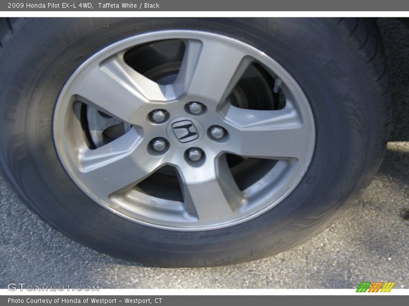 Taffeta White / Black 2009 Honda Pilot EX-L 4WD