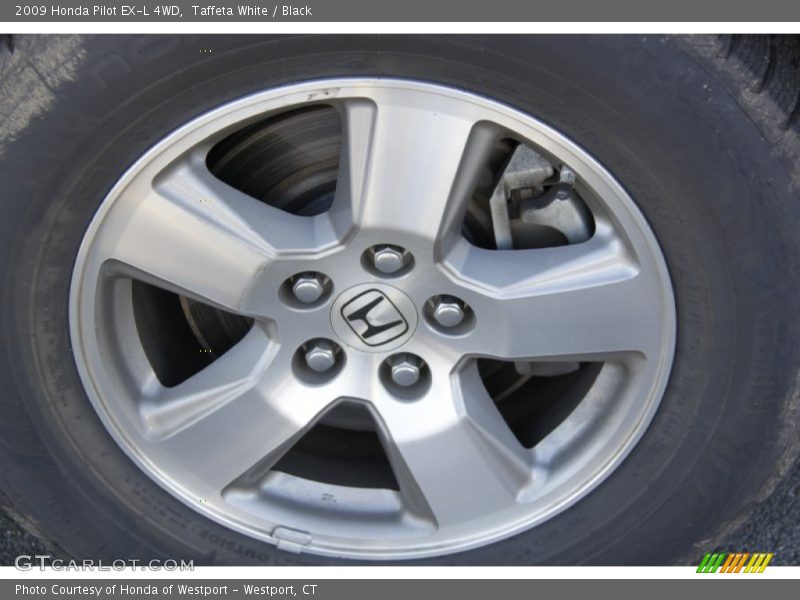 Taffeta White / Black 2009 Honda Pilot EX-L 4WD