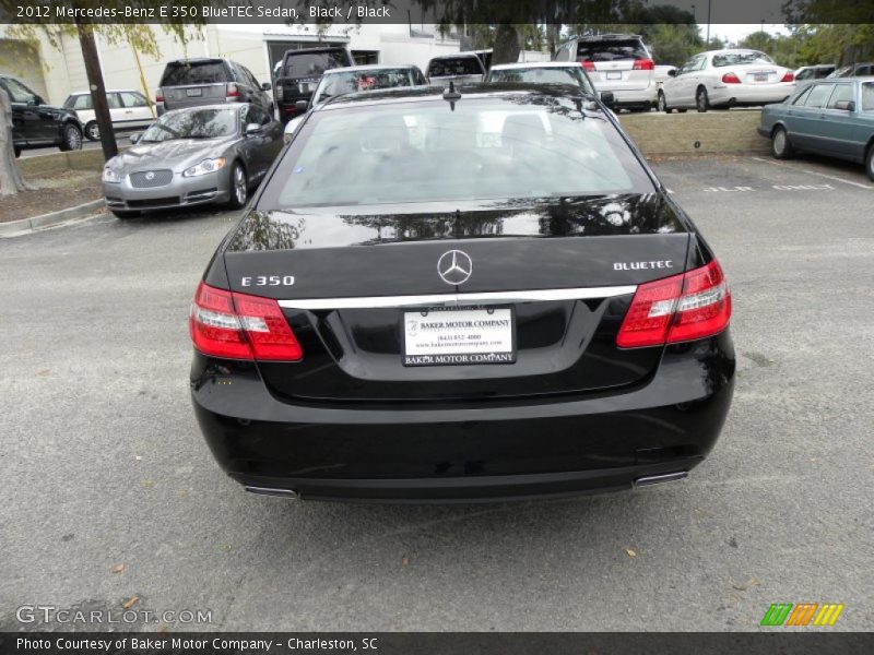 Black / Black 2012 Mercedes-Benz E 350 BlueTEC Sedan
