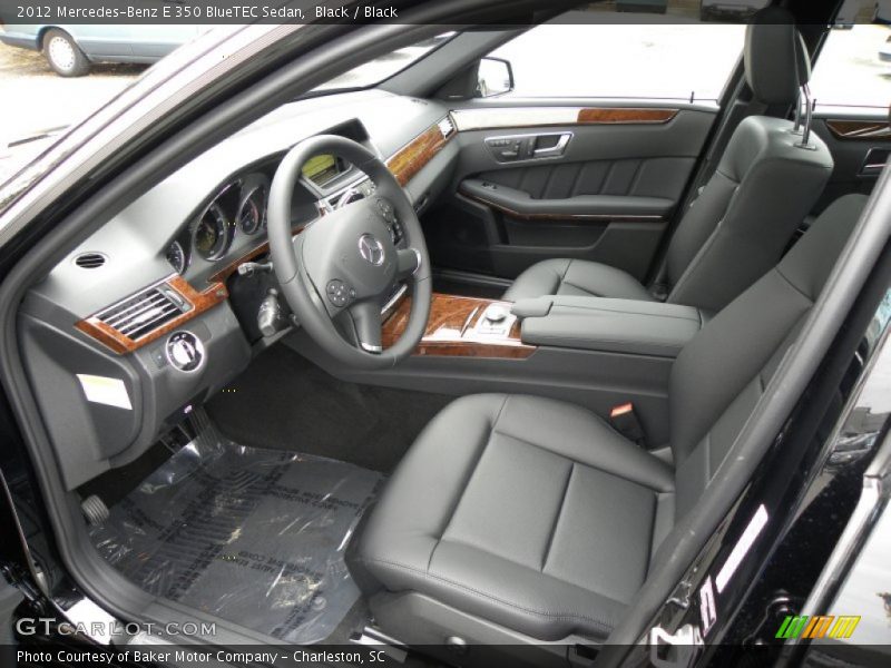  2012 E 350 BlueTEC Sedan Black Interior