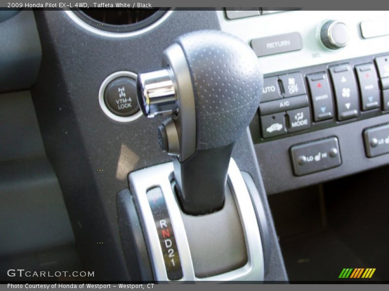 Taffeta White / Black 2009 Honda Pilot EX-L 4WD