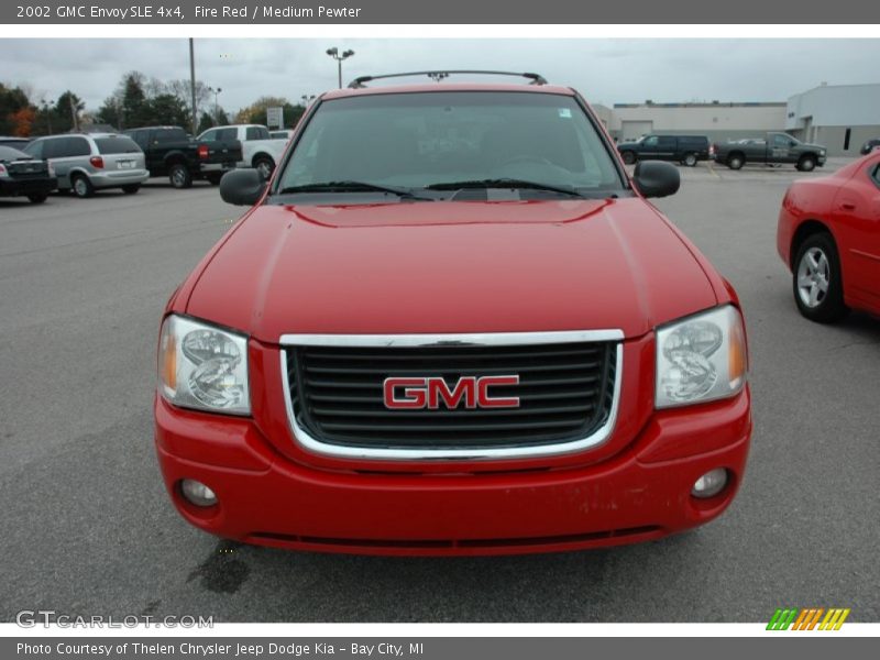 Fire Red / Medium Pewter 2002 GMC Envoy SLE 4x4