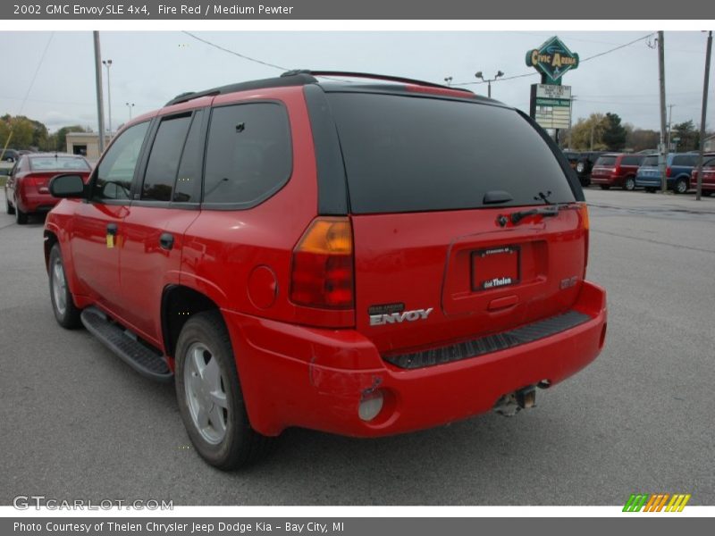 Fire Red / Medium Pewter 2002 GMC Envoy SLE 4x4