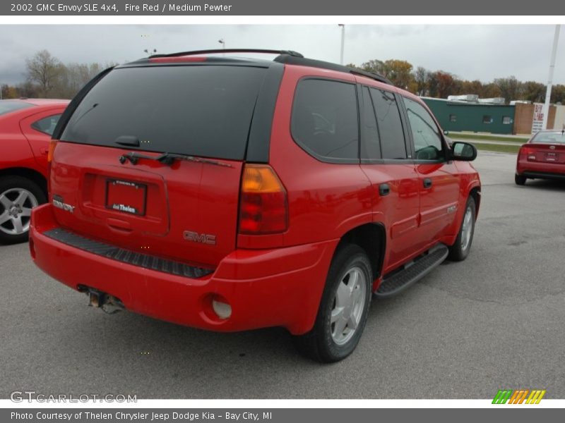Fire Red / Medium Pewter 2002 GMC Envoy SLE 4x4
