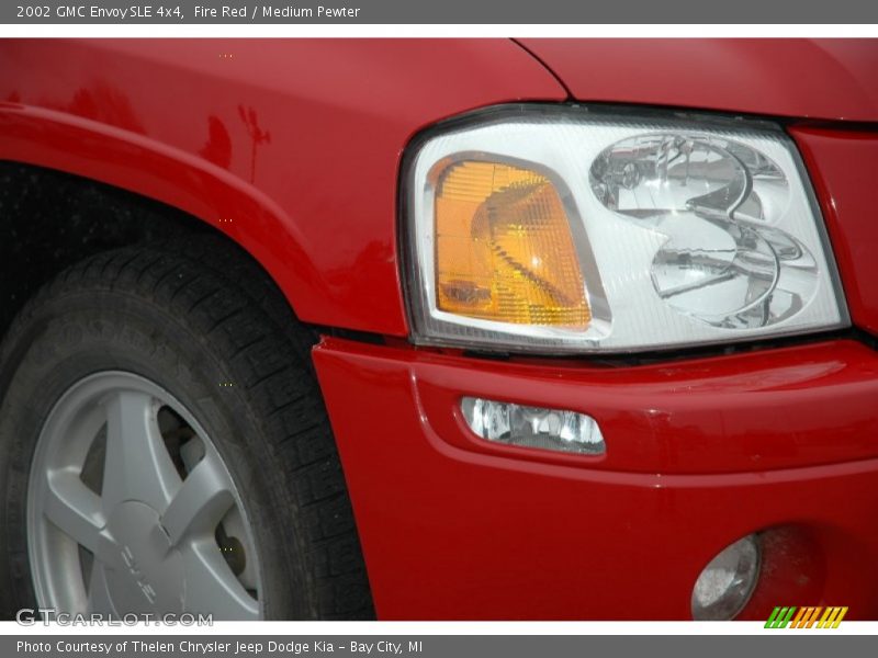 Fire Red / Medium Pewter 2002 GMC Envoy SLE 4x4