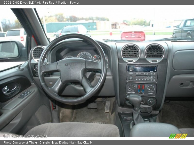 Fire Red / Medium Pewter 2002 GMC Envoy SLE 4x4