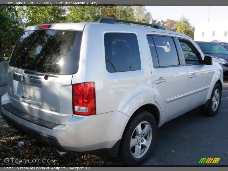 Billet Silver Metallic / Gray 2009 Honda Pilot EX-L 4WD