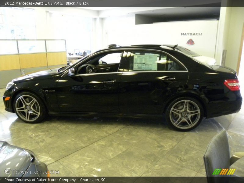 Black / Black 2012 Mercedes-Benz E 63 AMG