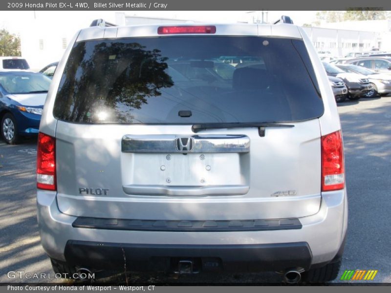 Billet Silver Metallic / Gray 2009 Honda Pilot EX-L 4WD