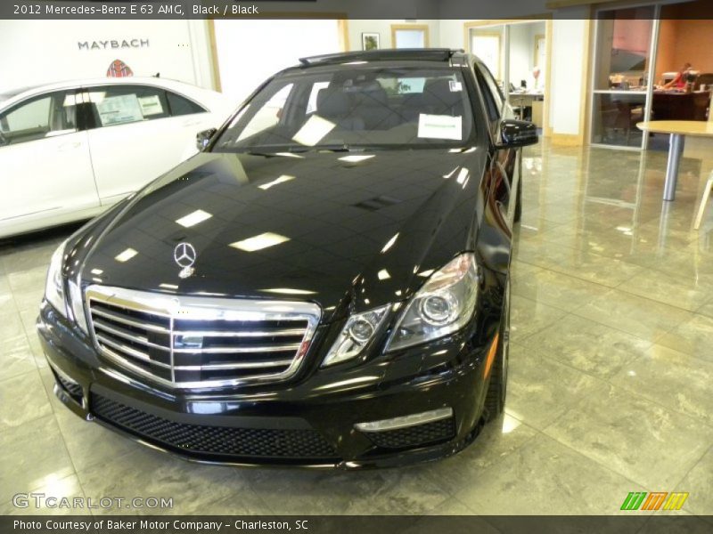 Black / Black 2012 Mercedes-Benz E 63 AMG