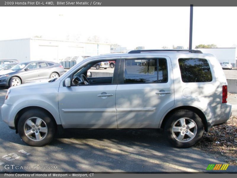 Billet Silver Metallic / Gray 2009 Honda Pilot EX-L 4WD