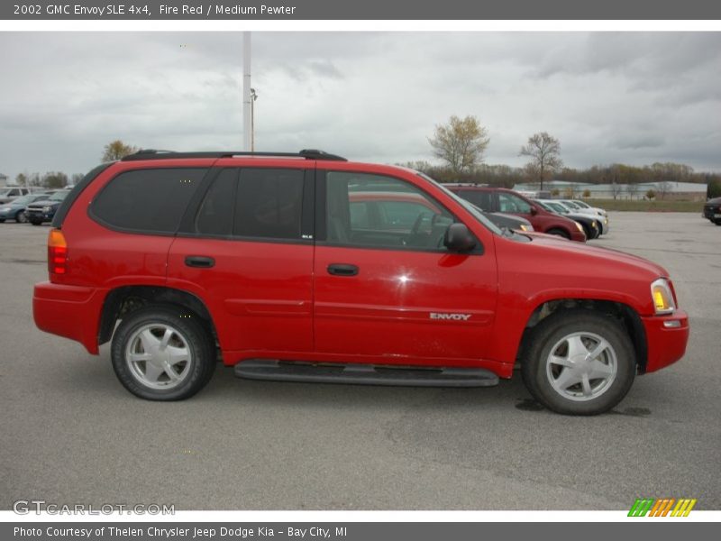 Fire Red / Medium Pewter 2002 GMC Envoy SLE 4x4