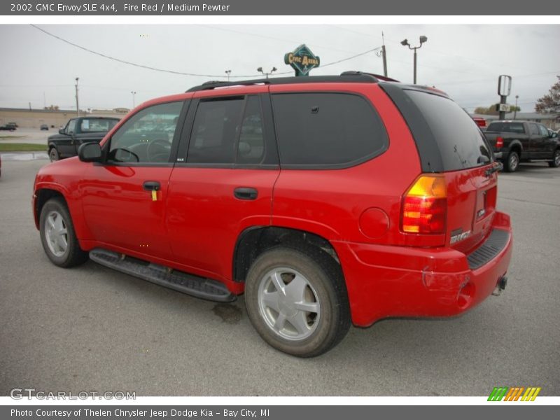 Fire Red / Medium Pewter 2002 GMC Envoy SLE 4x4