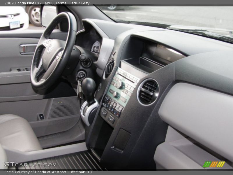 Formal Black / Gray 2009 Honda Pilot EX-L 4WD