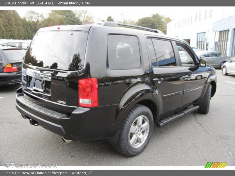 Formal Black / Gray 2009 Honda Pilot EX-L 4WD