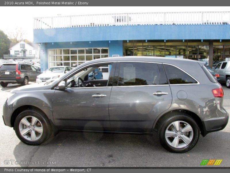 Polished Metal Metallic / Ebony 2010 Acura MDX