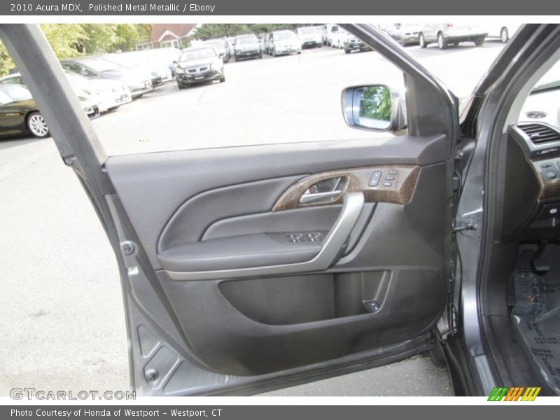 Polished Metal Metallic / Ebony 2010 Acura MDX