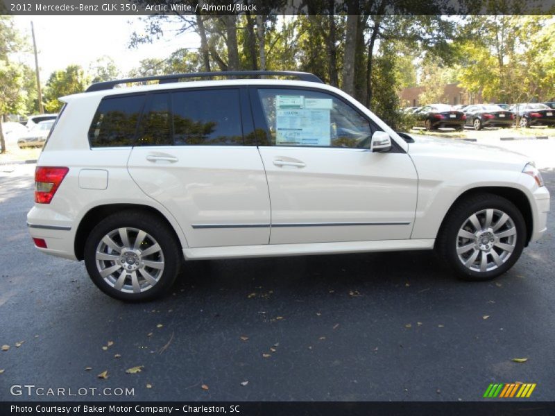 Arctic White / Almond/Black 2012 Mercedes-Benz GLK 350
