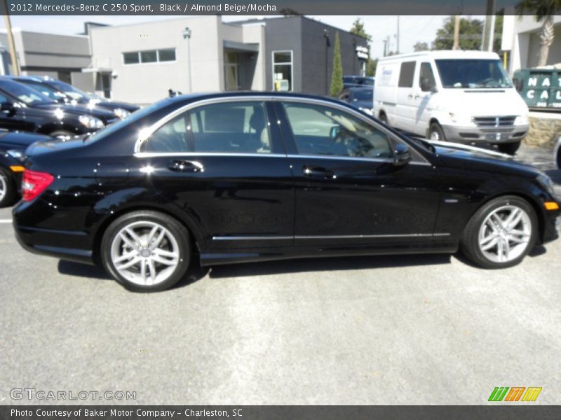 Black / Almond Beige/Mocha 2012 Mercedes-Benz C 250 Sport