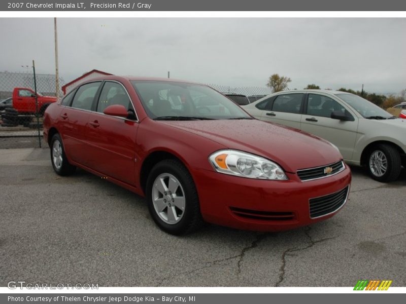 Precision Red / Gray 2007 Chevrolet Impala LT