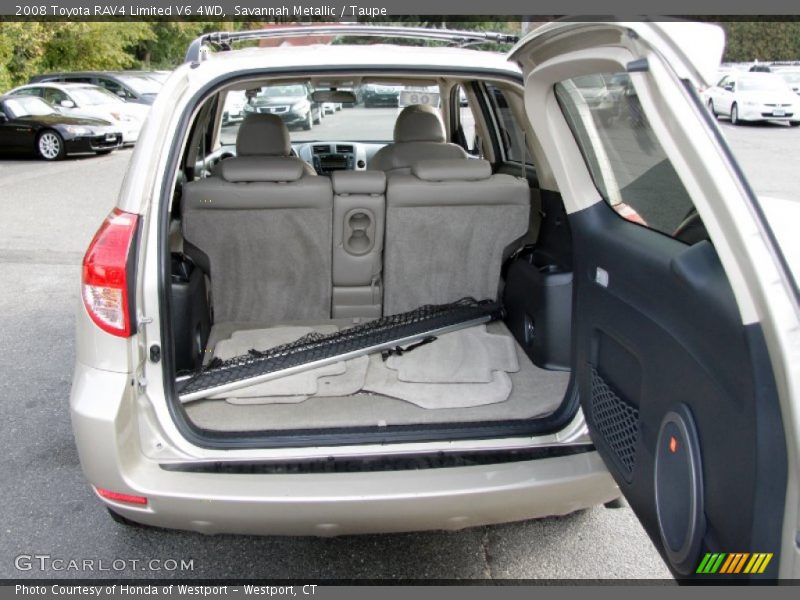 Savannah Metallic / Taupe 2008 Toyota RAV4 Limited V6 4WD