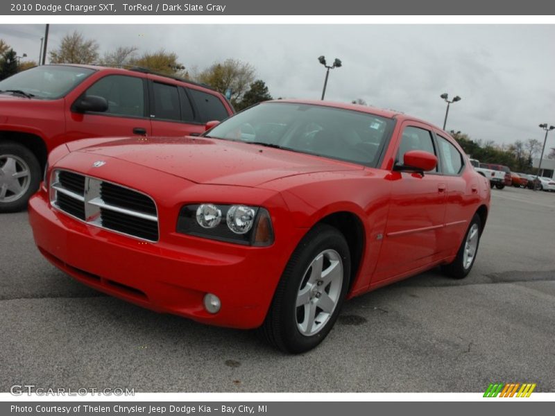 TorRed / Dark Slate Gray 2010 Dodge Charger SXT