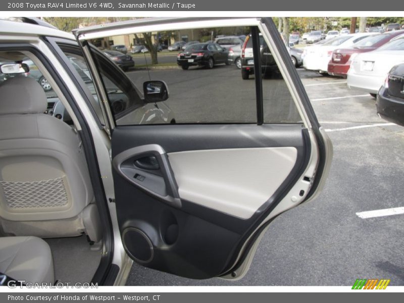 Savannah Metallic / Taupe 2008 Toyota RAV4 Limited V6 4WD