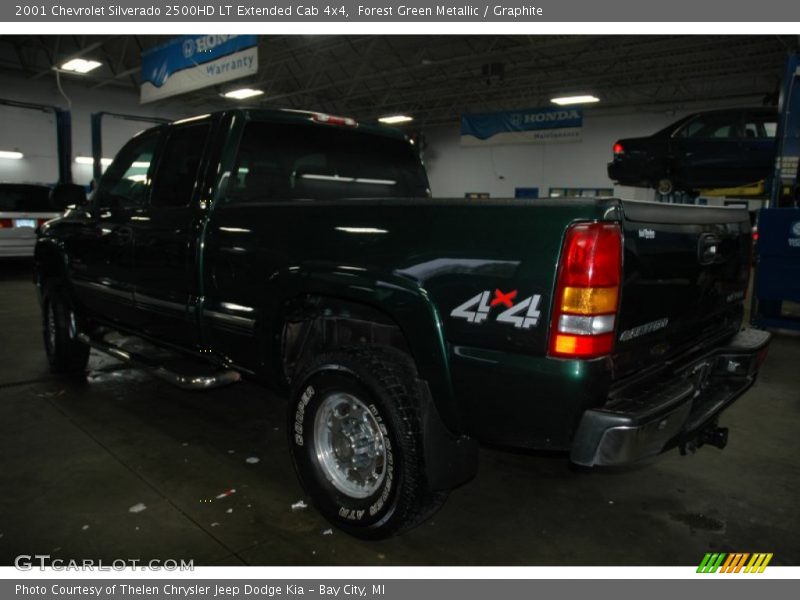 Forest Green Metallic / Graphite 2001 Chevrolet Silverado 2500HD LT Extended Cab 4x4
