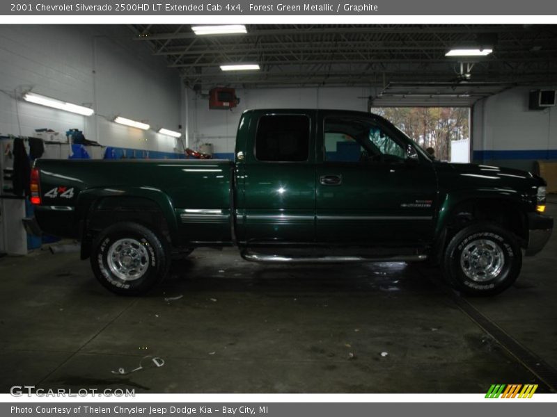 Forest Green Metallic / Graphite 2001 Chevrolet Silverado 2500HD LT Extended Cab 4x4